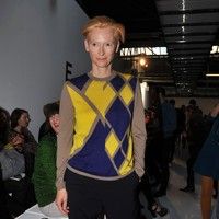 Tilda Swinton - London Fashion Week Spring Summer 2012 - Pringle of Scotland - Front Row